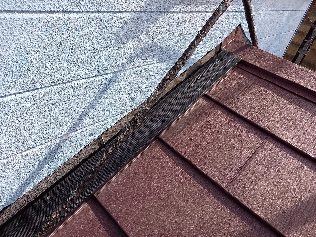 雨押え板金取り付け前